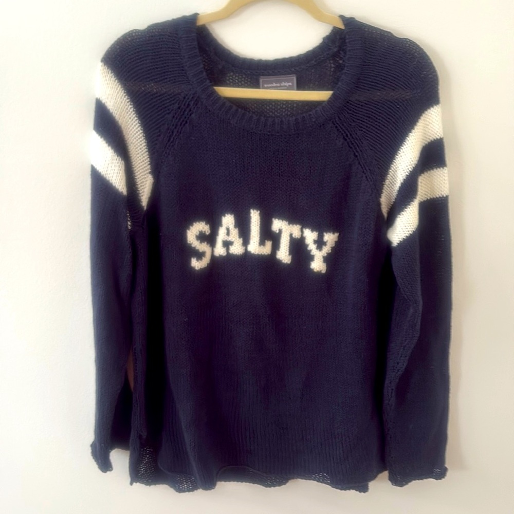 Wooden ships “SALTY” sweater size M/L
